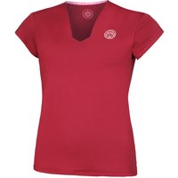 Bidi Badu Bubble V-neck T-shirt Damen Rot von BIDI BADU