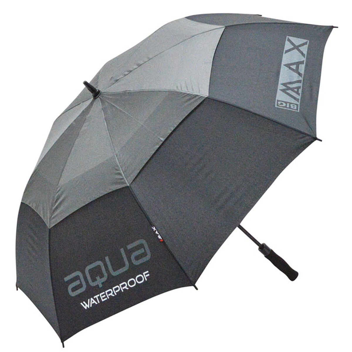 BIG MAX Aqua Golf Umbrella, Mens, Black/charcoal, 132cm | American Golf von BIG MAX