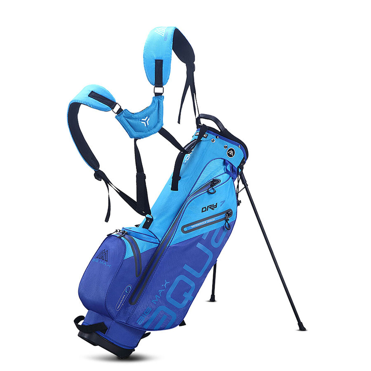 BIG MAX Aqua Seven G Waterproof Golf Stand Bag, Royal/sky blue | American Golf von BIG MAX