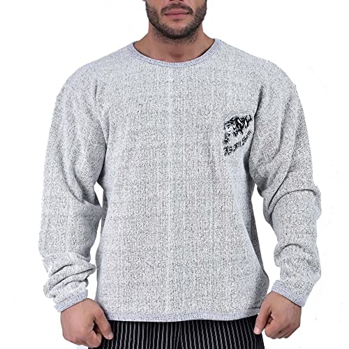 BIG SM EXTREME SPORTSWEAR Herren Sweater Sweatshirt Jacke Hoodie 4516 beige L von BIG SM EXTREME SPORTSWEAR