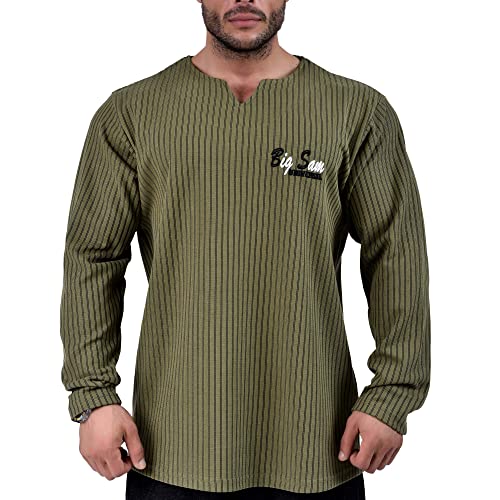 BIG SM EXTREME SPORTSWEAR Herren Sweatshirt Sweater 4710 grün L von BIG SM EXTREME SPORTSWEAR