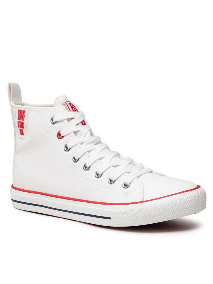 BIG STAR Sneakers aus Stoff JJ174071 White/Red Sneaker von BIG STAR