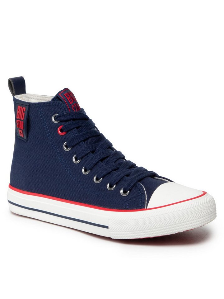 BIG STAR Sneakers aus Stoff JJ274125 Navy/Red Sneaker von BIG STAR