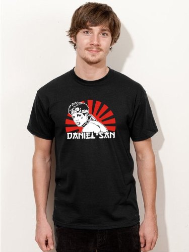 BIGTIME.de T-Shirt Daniel LaRusso Karate Kid Daniel San Kult Shirt schwarz E175 Gr. XL von BIGTIME.de