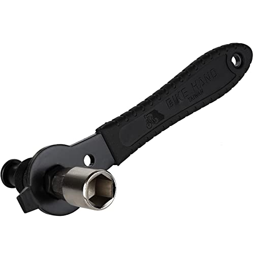 TOCYORIC Bikehand Bike Crank Extractor Puller Remover for Square Threaded Taper Crankset or ISIS & Octalink - Easy Bicycle Crank Arm Removal Tool von BIKE HAND