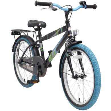 BIKESTAR Kinderfahrrad 20 Zoll für Jungen ab 6-7 Jahre | 20er Kinderrad Modern | Fahrrad für Kinder Blau & Grün | Risikofrei Testen von BIKESTAR