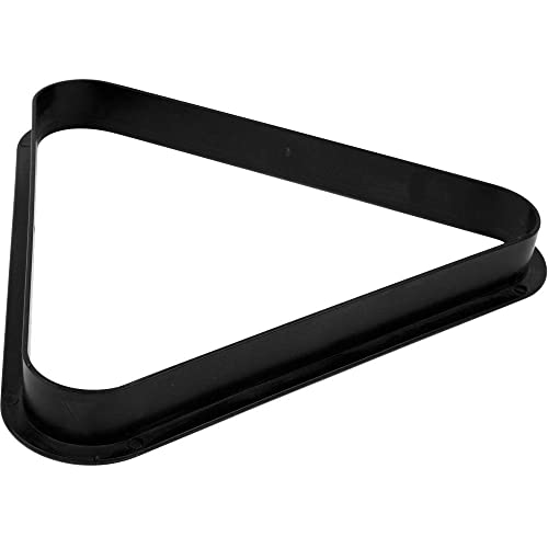 BILMAG Billard Dreieck Triangel Basic 50,8 mm Pool schwarz PVC Billard Zubehör von BILMAG