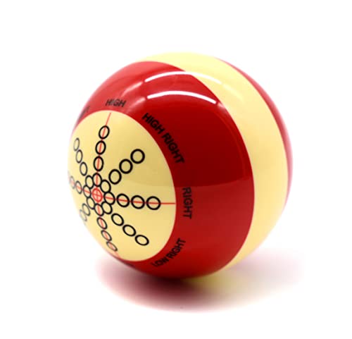 BILMAG Billard Einzelkugel - Weiße Trainingskugel, Spielball, 57,2 mm, Pool - Hochwertiges Polyester-Harz, Langlebig von BILMAG