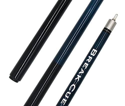 BILMAG Billardqueue Pool Classic Break Jump, Break Cue, 3-TLG, Schnellverschluss, Navy Blau - Ahornholz, Karbonfaser Ferrule, 13mm Phenol Break Spitze, 143cm, 20oz von BILMAG