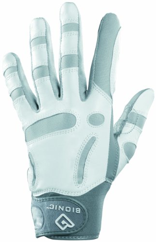 Bionic Men's ReliefGrip Left Hand (Right Handed Golfer) Golf Glove - White, Small von BIONIC