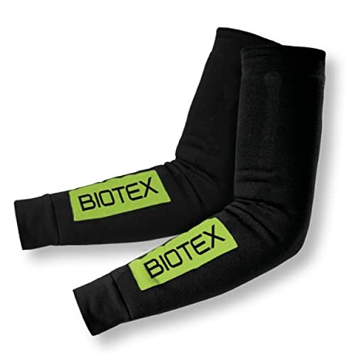 BIOTEX Herren Accessori Warm Seamless-Thermische Manschette, 48 schwarz/Neongelb, XL von BIOTEX