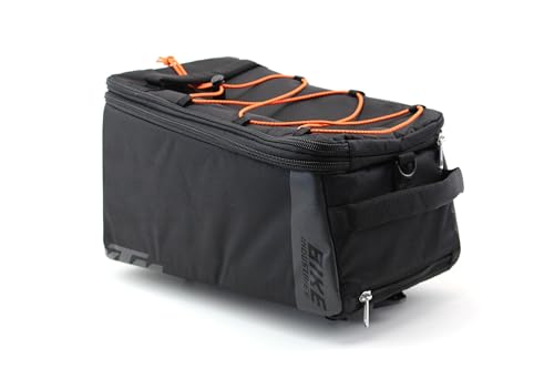 Fahrrad Gepäckträgertasche von KTM 14L Sport Trunk Bag mit Racktime Snap-IT 1.0 Adapter, Tasche Gepäckträger 34 x 19 x 27cm, Fahrradtasche Schultergurt von BISOMO