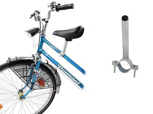 Satteladapter Damen 1 für DDR Fahrrad Kindersitz vorn für Rahmen mit 20mm Durchmesser - 29mm von BISOMO