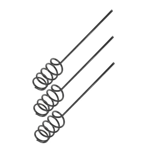 BIUDECO 3 Stück Teiliges Spiral Rutenhalter Robuster Metall Fischrutenständer mit Verstellbarem Stoßfest und Salzwasserbeständig für Strand und Bootsangeln von BIUDECO