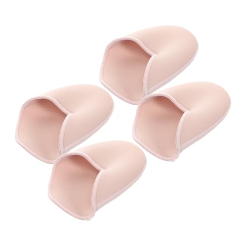 BIUDECO 4 Stück Knitted Fabric Ballet Toe Protector Pads Sebs Dämpfung Halbsohlen für Damen Ballett Tanzschuhe rutschfest Wiederverwendbar Schützend Stoßabsorbierend Halbe von BIUDECO