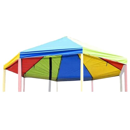 BIWKONI Trampoline-Überdachung Im Freien, Ohne Rahmen, Trampoline-Sonnenschutz-Abdeckungs-Trampoline-Zelt-Regenfestes Schnee-Decken-Tuch,12FT von BIWKONI