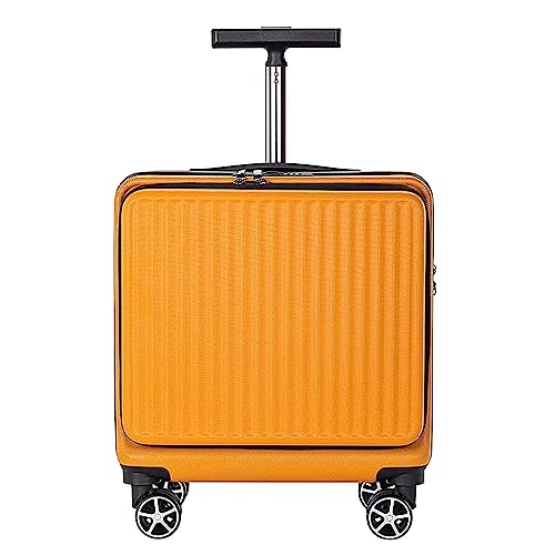 BKRJBDRS 16-Zoll-Koffer, Geschäftsreise-Check-in-Handgepäck, kratzfester Hartschalenkoffer mit Rollen, tragbarer Koffer von BKRJBDRS