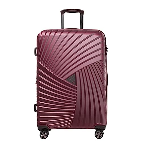 BKRJBDRS Erweiterbarer Koffer, Handgepäckkoffer mit Rollen, TSA-Zollschloss, Aluminiumlegierung, verdickter glatter Hebel von BKRJBDRS