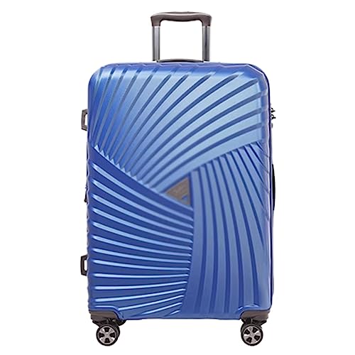 BKRJBDRS Erweiterbarer Koffer, Handgepäckkoffer mit Rollen, TSA-Zollschloss, Aluminiumlegierung, verdickter glatter Hebel von BKRJBDRS