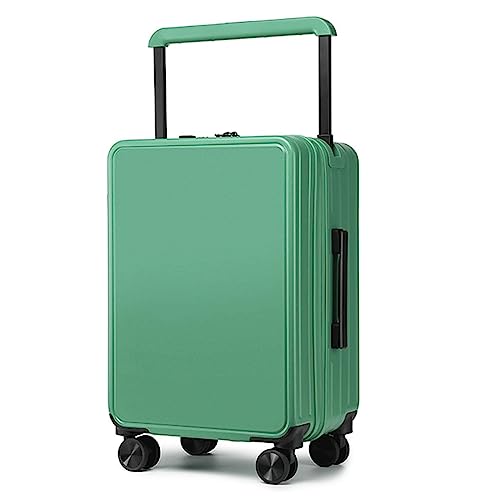BKRJBDRS Handgepäckkoffer, Trolley-Koffer mit doppelter Frontbreite und Rädern, Kleingepäck-Koffer mit großer Kapazität von BKRJBDRS