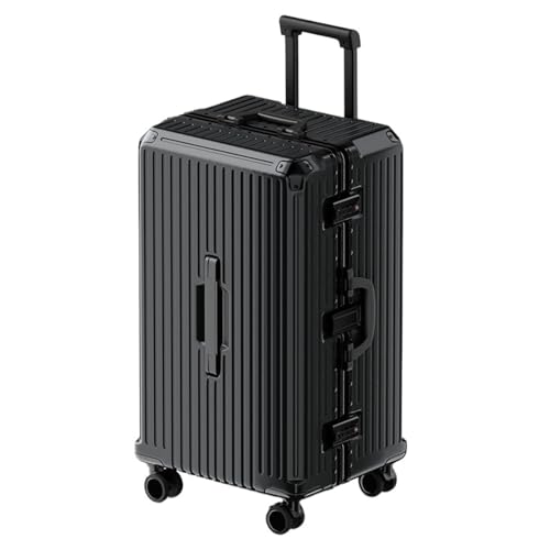 BKRJBDRS Koffer, Handgepäck, Koffer mit Rollen, Box mit Aluminiumrahmen, robuster und langlebiger, kratzfester Trolley-Koffer, verdickter Koffer von BKRJBDRS