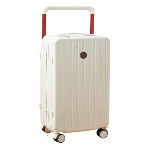 BKRJBDRS Koffer, breiter Trolley, Aluminiumrahmen, 20-Zoll-Koffer für Damen, robuster und langlebiger Trolley-Koffer für Herren, Koffer von BKRJBDRS