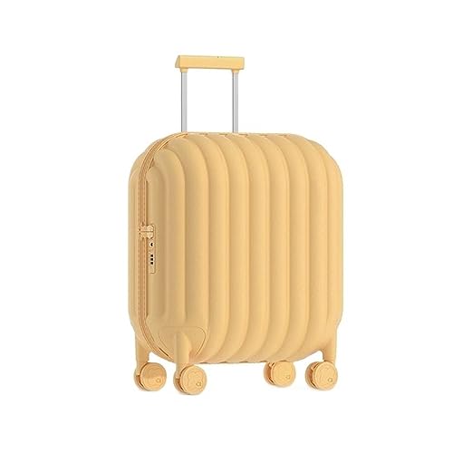 BKRJBDRS Koffer Brotförmiger Koffer Lockbox Reise-Boarding-Koffer Niedlicher Koffer Macaron-Farbe Tragbares Kurzzeit-Reisegepäck von BKRJBDRS