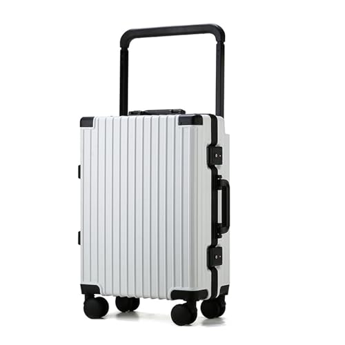 BKRJBDRS Koffer Gepäck Trolley mit Universalrad Passwort Koffer Reisekoffer Tragbarer Trolley aus Aluminiumlegierung von BKRJBDRS