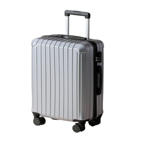 BKRJBDRS Koffer Herren-Gepäckkoffer, robuster und langlebiger, verdickter Reisecode-Lederkoffer mit Lenkrollen von BKRJBDRS