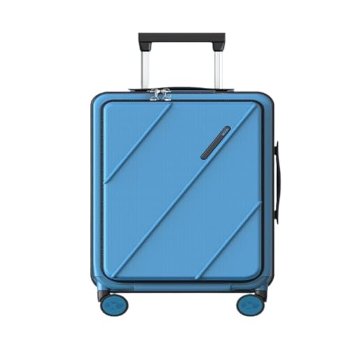 BKRJBDRS Koffer Herren- und Damenkoffer, Zugstangenverlängerung, verschleißfester einfarbiger Koffer, einfacher Reisekoffer von BKRJBDRS