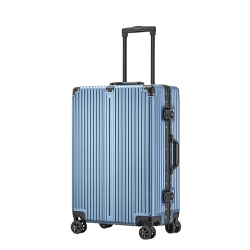 BKRJBDRS Koffer Modischer Trolley-Koffer aus Aluminium-Magnesium-Legierung, Koffer mit Aluminiumrahmen, Universal-Rollkoffer von BKRJBDRS