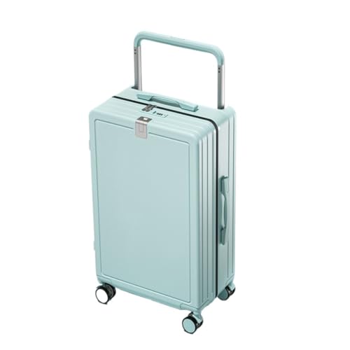 BKRJBDRS Koffer Modischer breiter Trolley-Koffer, multifunktionaler Koffer mit großer Kapazität, universeller Trolley-Koffer mit Rollen von BKRJBDRS