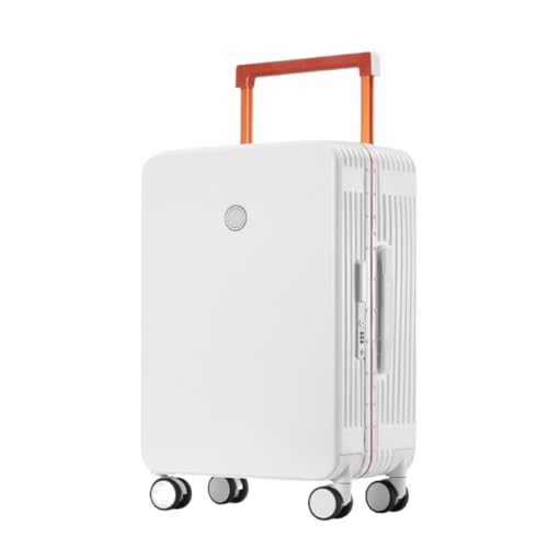 BKRJBDRS Koffer Modischer breiter Trolley-Koffer für Männer mit Aluminiumrahmen und verschleißfesten Rollen Koffer für Frauen Koffer von BKRJBDRS