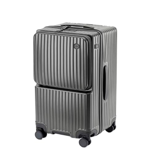 BKRJBDRS Koffer Multifunktionales Gepäck mit Frontöffnung, großes Fassungsvermögen, Stabiler, langlebiger und verdickter Handgepäckkoffer von BKRJBDRS
