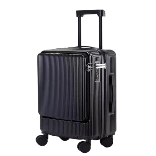 BKRJBDRS Koffer Neues Herren- und Damengepäck, multifunktionale, vorne öffnende Reisecodebox 20 Zoll zum Einsteigen in Business-Koffer von BKRJBDRS