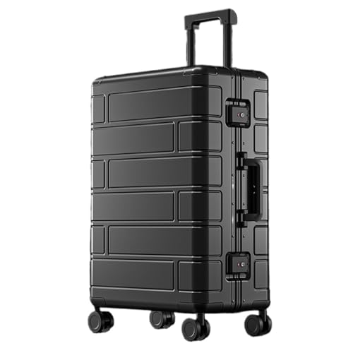 BKRJBDRS Koffer Vollaluminium-Koffer aus Magnesiumlegierung 20-Zoll-High-End-Boarding-Koffer Trolley-Koffer 24-Zoll-Geschäftsreisekoffer Koffer von BKRJBDRS