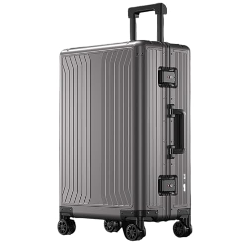 BKRJBDRS Koffer aus Aluminium-Magnesium-Legierung, Boarding-Koffer, Trolley-Koffer aus Aluminiumlegierung, Business-Koffer von BKRJBDRS