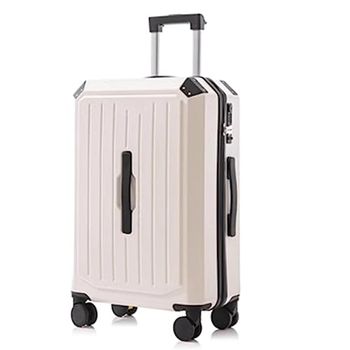 BKRJBDRS Koffer mit großem Fassungsvermögen, wiederaufladbarer Handgepäckkoffer mit Getränkehalter, Geschäftsreisekoffer von BKRJBDRS