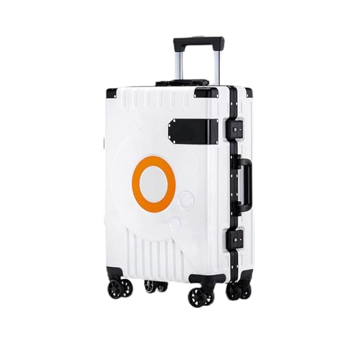 BKRJBDRS Reisekoffer, leicht und praktisch, sicheres Material, Hartschalenkoffer, mit TSA-Drehschloss, Trolley-Koffer mit Aluminiumrahmen, langlebige Universalräder von BKRJBDRS