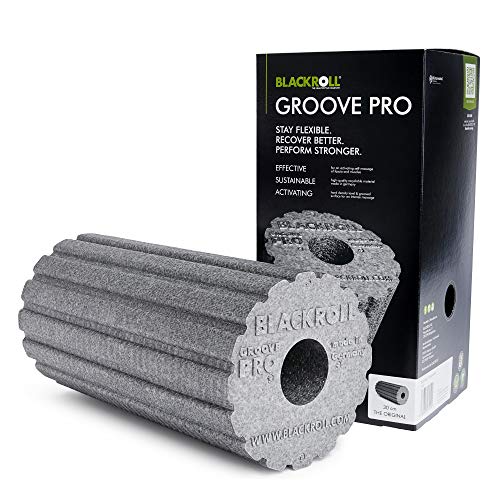 Blackroll Groove Pro, Fixierer für Selbstmassage Unisex Erwachsene, unisex - erwachsene, Groove Pro, Grau, 30 cm von BLACKROLL