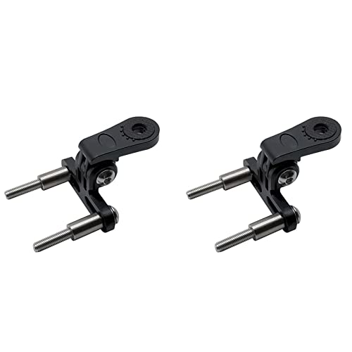 BLASHRD 2X Fahrrad Scheinwerfer Halterung Adapter für Vorbau Halterung Rad Vorder Licht LED Lampen Fassung Halterung Kamera Typ Anschluss von BLASHRD