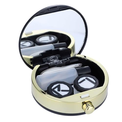 BLLBOO Kontaktlinsen Behältnis,Mini Reise Kontaktlinse Etui Tragbarer Kontaklinsenbehälter Set für Zuhause Reisen von BLLBOO