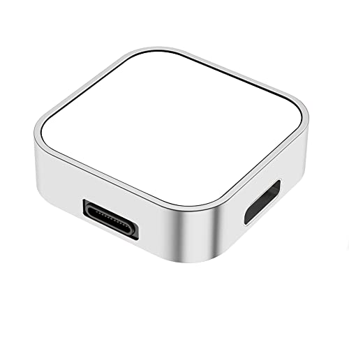 BLOOOK Magnetisches Ladegerät für AppleWatch Ultra 8 7,Double Port(USB C/Lightning) Magnetic iWatch Ladestation Charger Adapter Kompatibel mit Apple Watch Ultra Series 6/5/4/3 SE von BLOOOK