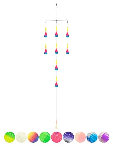 BLUEWING 45,7 cm verbesserte Angelspreizstange mit 22,9 cm schwimmenden Tintenfischen und 316 Edelstahl-Rute, Offshore-Spreizstange für Wahoo Thunfisch, Marlin Mahi Mahi, Regenbogen von BLUEWING