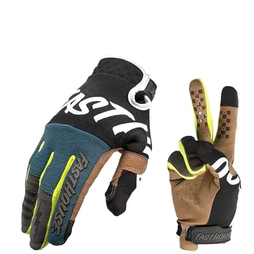 BLacOh Motorradhandschuhe Herren Touchscreen-Geschwindigkeits-Motocross-Handschuh, Fahrradhandschuhe, MX MTB, Off-Road-Rennsport, Fahrradhandschuh Motorradhandschuhe Damen (Color : 25, Size : XL) von BLacOh