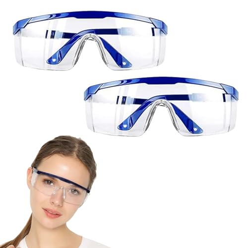 Schutzbrille Schutzbrillen Transparent Arbeitsschutzbrille Augenschutzbrille Augenschutz Schutzbrille Sicherheitsbrillen Laborbrille Anti-Beschlag und kratzbeständigen Schutzbrille für Brillenträger von BNOYONERAS