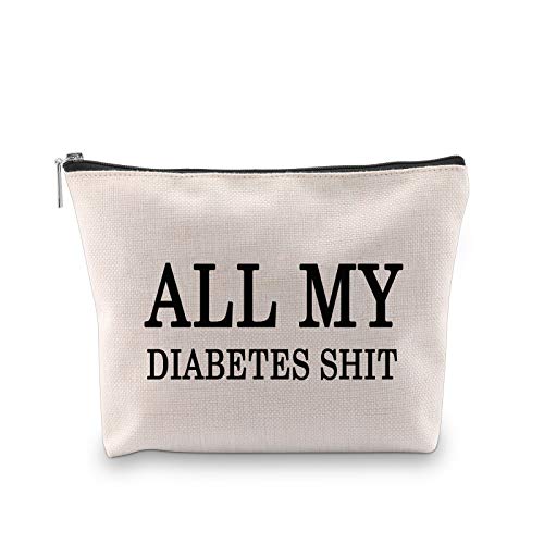 All My Diabetes Shit Bag Funny Diabetic Gifts Diabetes Tragetasche Diabetic Reisetasche Geschenk für Diabetiker Notfall Patienten Diabetiker Reisetasche Beutel von BNQL