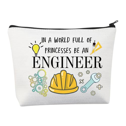 BNQL Ingenieur-Geschenke, Make-up-Tasche, Ingenieur-Geschenke für Frauen, Ingenieurstudenten, Abschlussgeschenke, Ingenieur-Kosmetiktasche, Ingenieur, Make-up-Tasche von BNQL