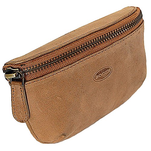 BOCCX kleine Gürteltasche Leder Bikertasche Hüfttasche Bauchtasche Vintage Festivaltasche Tasche 40012 präsentiert von GoBago (Hellbraun) von BOCCX