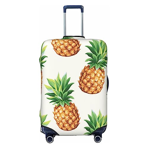 BONDIJ Reisegepäckabdeckung, staubdichte Ananas-Koffer-Abdeckungen, Schutz für 45,7-81,3 cm, Schwarz , XL von BONDIJ